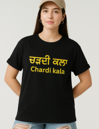 Black “Chardi Kala” Women’s T-Shirt