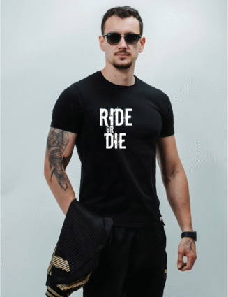 Ride or Die Graphic Black T-Shirt