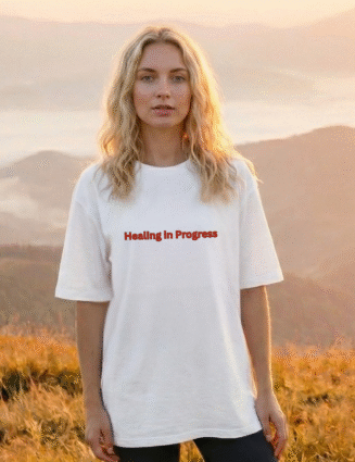 Street Bunny Women’s Oversized “Healing in Progress” T-Shirt