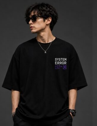 Glitch Samurai Oversized T-Shirt